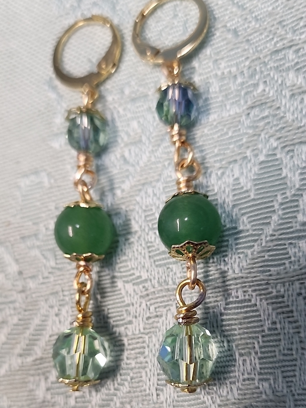 Gemstone Dangle Earrings!